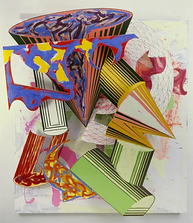 Gobba, zoppa e collotorto, 1985, Frank Stella