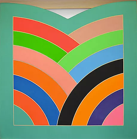 Untitled (Kufa Gate Shape), 1967, Frank Stella