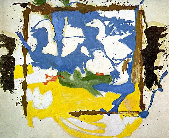 Swan Lake, 1961, Helen Frankenthaler
