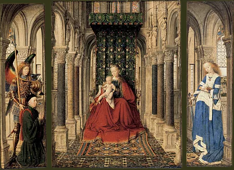 Tríptico Giustiniani, 1437, Jan van Eyck
