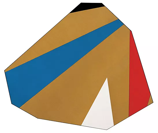 Burn beige, 1975, Kenneth Noland