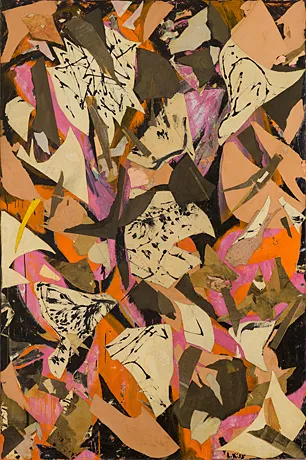 Bald Eagle, 1955, Lee Krasner, Los Angeles, Collection privée.