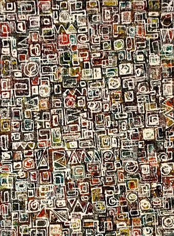 Composición, 1949, Lee Krasner, Filadelfia Museum of Art.