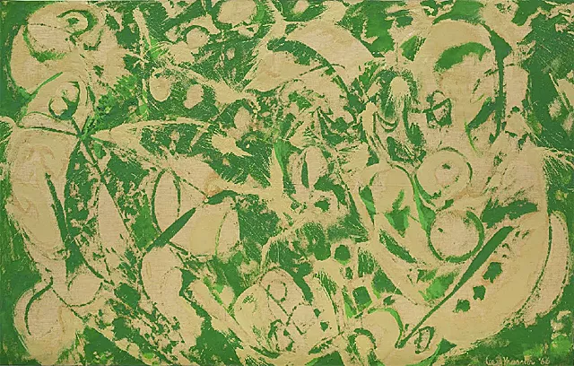 Siren, 1966, Lee Krasner, Nueva York, Pollock-Krasner Foundation.