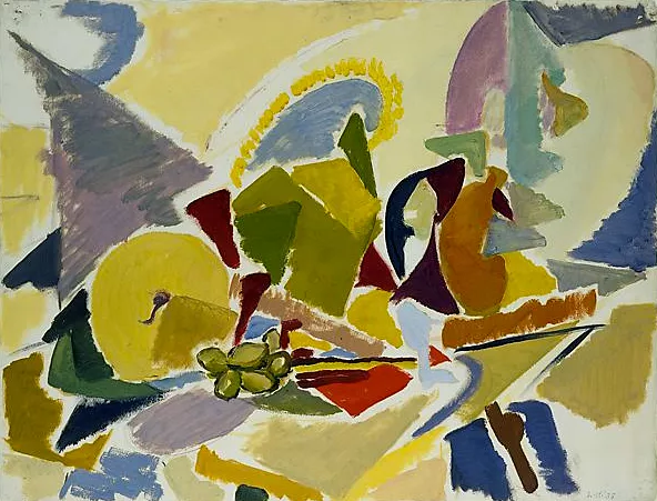 Still Life on a Table, 1938, Lee Krasner, New York Metropolitan Museum.