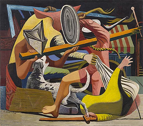 Gladiators, 1940, Philip Guston, New York, Museum of Modern Art (MoMA).