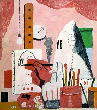 The Studio, 1969, Philip Guston, Louisiana Museum of Modern Art.