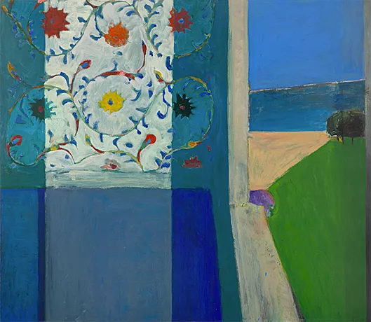 Recollections of a Visit to Leningrad, 1965, Richard Diebenkorn, Colección privada.