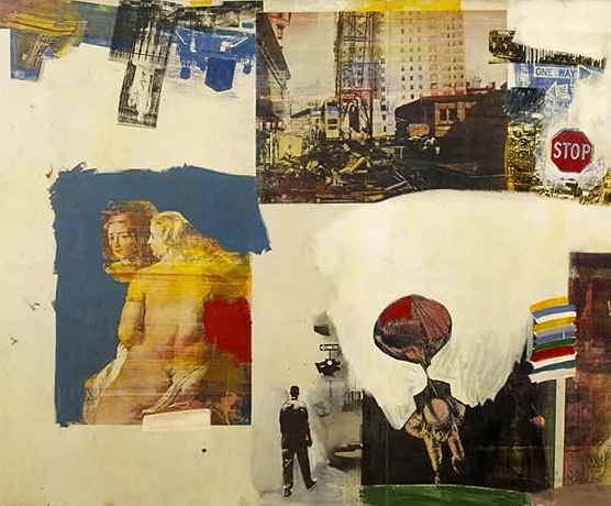 Skyway, détail, 1964, Robert Rauschenberg