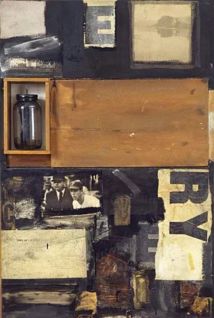 Talisman, pintura combinada, 1958, Robert Rauschenberg