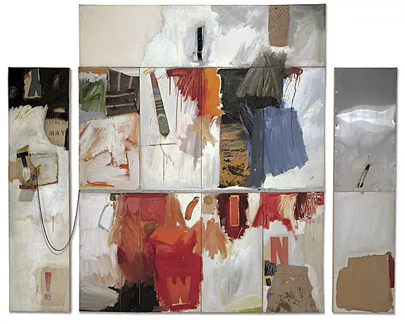 Trophy II (foor Tenny and Marcel Duchamp), 1961, Robert Rauschenberg