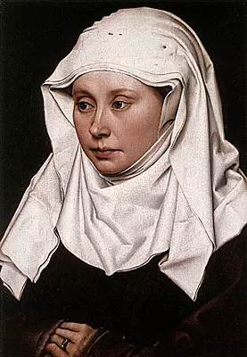 Retrato de dama, c. 1430, Robert Campin