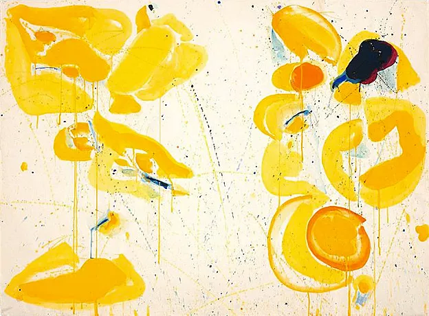 Sin título (Amarillo), 1960-61, Sam Francis
