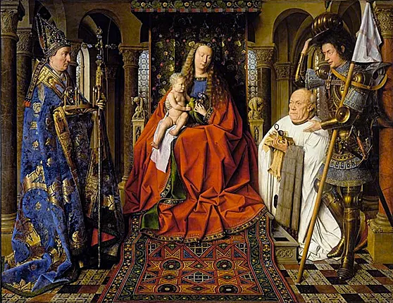 Vierge du Chanoine van der Paele, 1436, Jan van Eyck