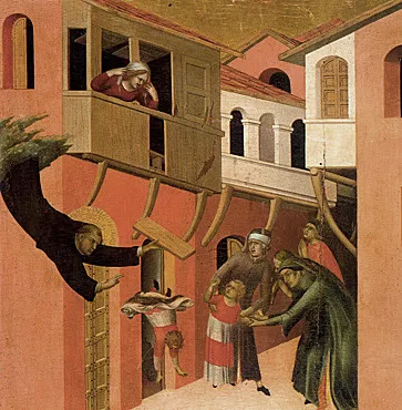 Milagros de Agostino Novello, 1328, Simone Martini