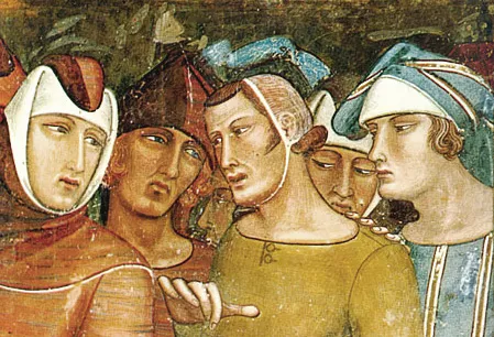 La investidura de san Luis de Tolosa, 1329, Ambrogio Lorenzetti