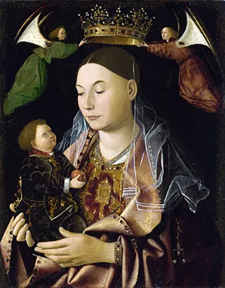 La Vierge à l'Enfant (Madonna Salting), attribué à Antonello da Messina