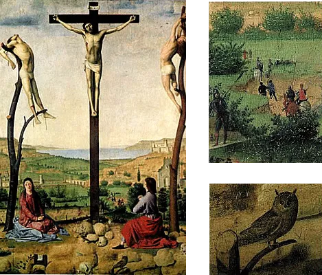 Crucifixión, 1474-1475, Antonello da Messina