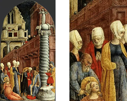 Martyre de sainte Lucie, vers 1450, Antonio Vivarini