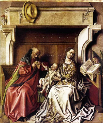 La Sagrada Familia, 1435?, Bartolomé Eyck