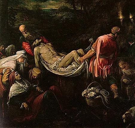Mise au tombeau, 1574, Jacopo Bassano