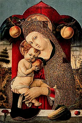 Madone Lochis, vers 1480, Carlo Crivelli
