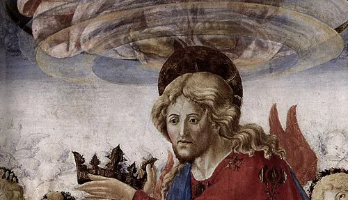 Le couronnement de la Vierge, détail, 1472-1473, Francesco di Giorgio