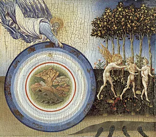 La Création et l'Expulsion du Paradis, 1445, Giovanni di Paolo