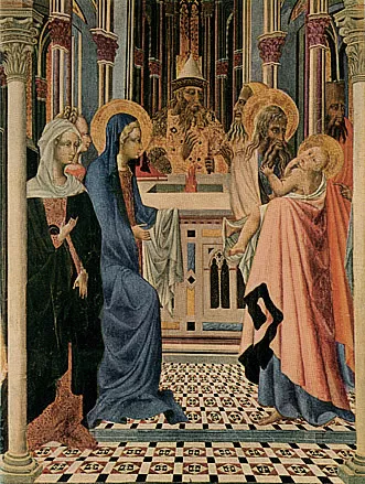 Presentación en el templo, 1447-1449, Giovanni di Paolo