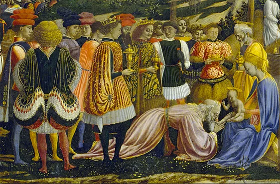 Adoración de los Reyes Magos, 1439-1441, Domenico Veneziano