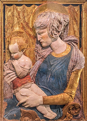 Vierge à l'Enfant, 1440, Donatello