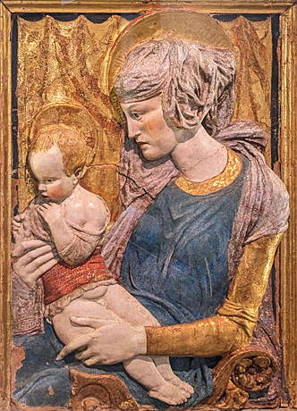 Virgen con el Niño, 1440, Donatello 