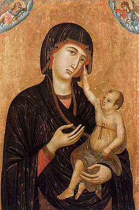 Madonna di Crevole, 1280, Duccio, Siena, Museo dell’Opera del Duomo