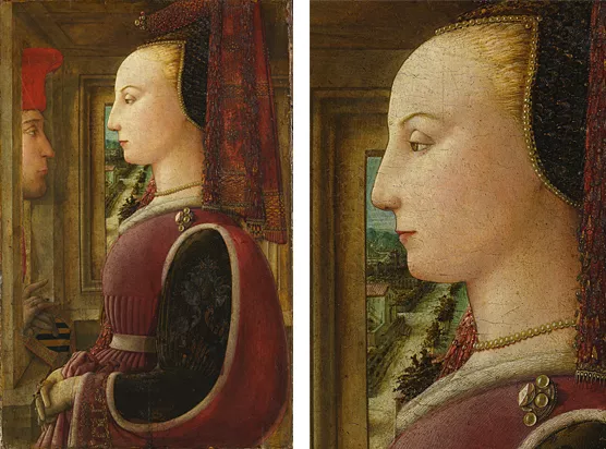 Retrato doble, 1440, Filippo Lippi