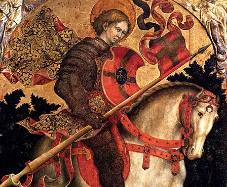 Saint Chrysogone à cheval, Michele Giambono