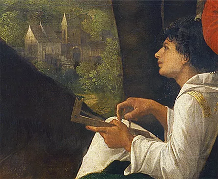 Les Trois Philosophes, Giorgione (Détail)