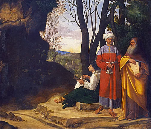 Les Trois Philosophes, Giorgione 