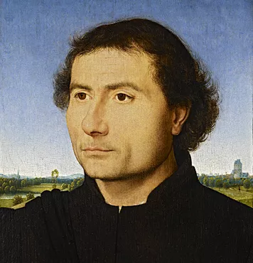 Retrato de hombre, c. 1470-1475, Hans Memling