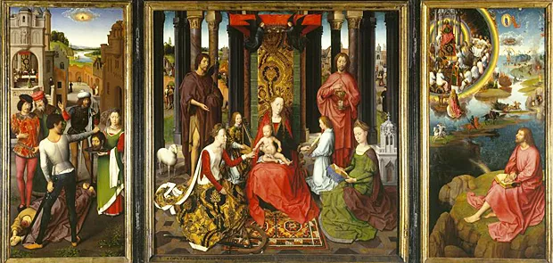 Retablo de los santos Juanes, 1479, Hans Memling