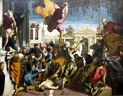 San Marcos liberara a un esclavo, 1548, Tintoretto