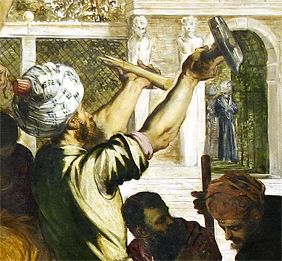 San Marcos liberara a un esclavo, 1548, Tintoretto 