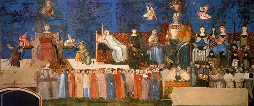 Allégorie du Bon Gouvernement, Ambrogio Lorenzetti, Sienne