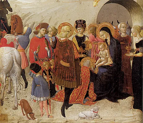 L'adoration des Mages, 1435, Sassetta