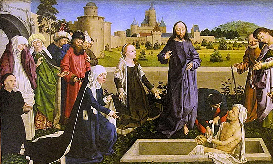 La resurrección de Lázaro 1450-1460, Maestro de Coëtivy