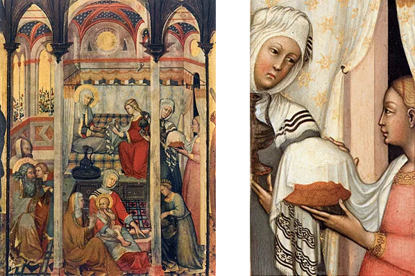 Naissance de la Vierge, Paolo di Giovanni Fei