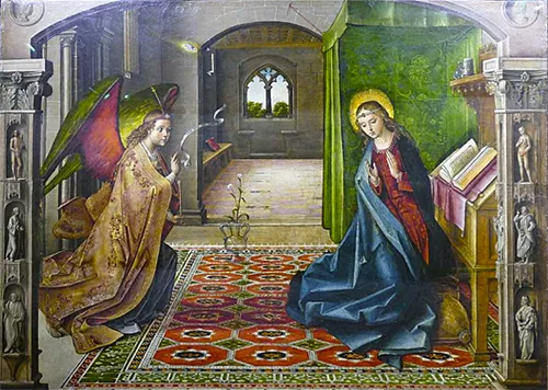 La Anunciación, 1490, Pedro Berruguete