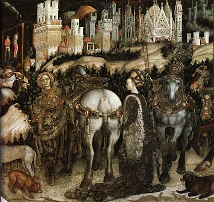 San Jorge y la princesa, 1436-1438, Pisanello