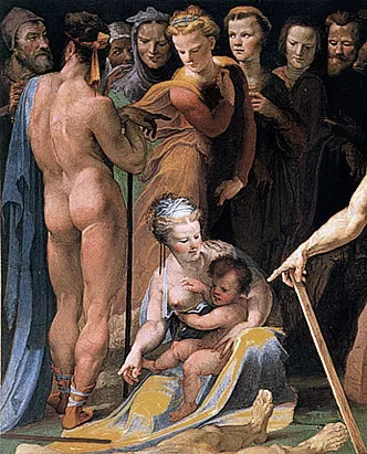 Postumius Tiburcius fait mettre à mort son fils, Beccafumi, Sienne