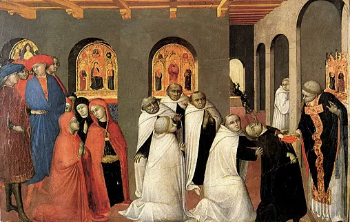 Miracle du sacrement, 1423-1425, Sassetta