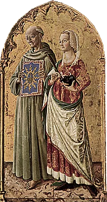 Saint Bernardin et sainte Catherine, Sano di Pietro
